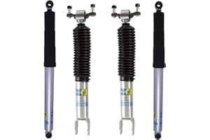Bilstein 24-253161 24-196468 Set of Front & Rear Monotube Shocks fits 2011 2024 Silverado Sierra 2500 3500 HD with 1.5" Front Lift & 0-1" Rear Lift