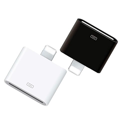 rosyclo Lightning to 30-Pin Adapter Pack, MFi Certified 8-Pin