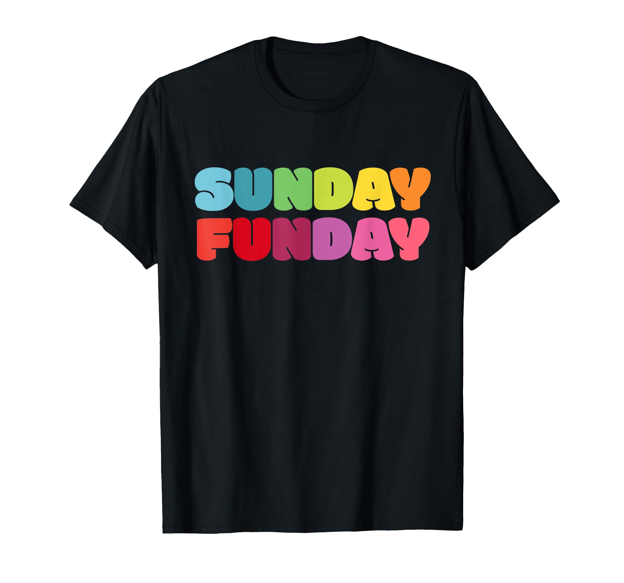 Photo 1 of **PURPLE**Sunday Funday Rainbow Color Party T-Shirt T-Shirt