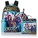 Disney Girls' Descendants 5 Pc Set Backpack, Blue