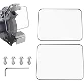 Neeki 4x5" 2pcs Bench Grinder Replacement Eye Shield Universal | Thickness 0.22 ", Small Grinder or Small Bench Grinder Protective Cover, HD, Lightweight and Durable,Good Impact Resistance