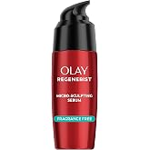 Olay Regenerist Micro Sculpting Serum, Fragrance Free Anti Aging Face Serum for Daily Use, Hydrating and Firming Facial Serum for Smoother Skin and Wrinkle Appearance, Lightweight Formula, 1.7 Fl Oz