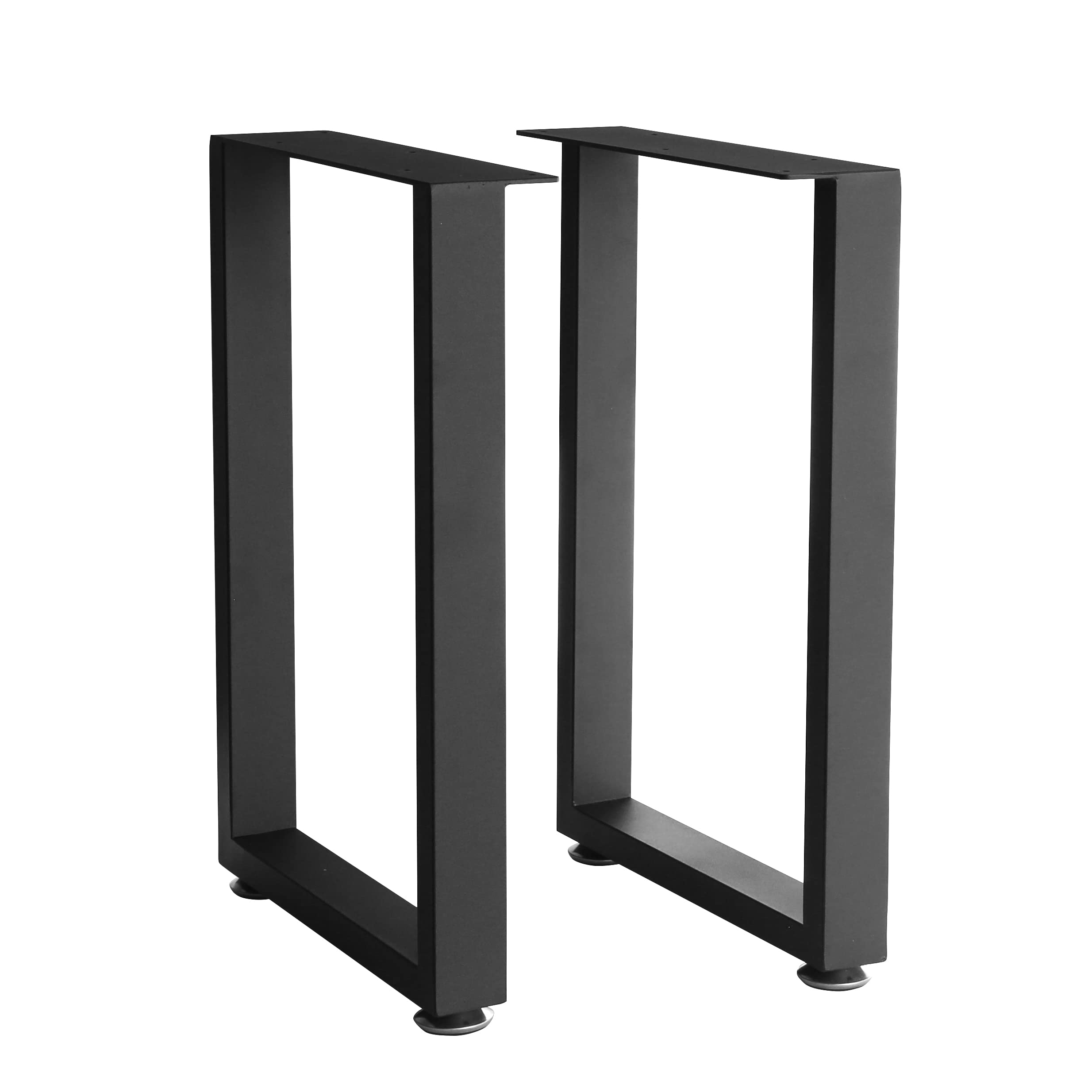 Mua 16" Metal Furniture Legs with Adjustable Feet Desk Legs Iron Desk