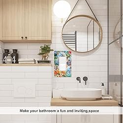 Pznen Floral ‎Rocker Light Switch Plates Spring