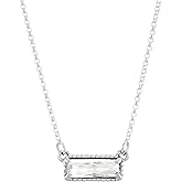 Silpada 'Many Stories' Sterling Silver Crystal Pendant Necklace, 16" + 2"