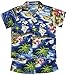 RJC Boys Hibiscus Hawaiian Island 2pc Cabana Set Navy Blue - 12M