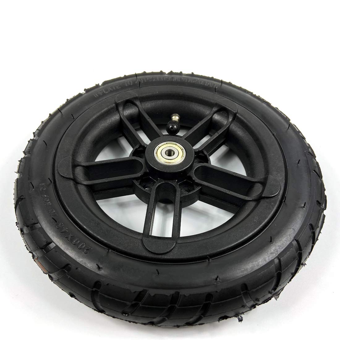 8 Inch Inflated Wheel For E-twow S2 Scooter M6 Pneumatic Wheel With Inner Tube 8" Scooter Wheelchair Air Wheel Can Loading 100Kg (M10)