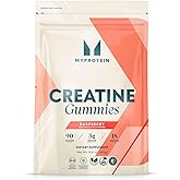 Myprotein Creatine Gummies, 5g Creatine Monohydrate per Serving, Raspberry, 90 Count, 18 Servings, Chewable Post/Pre Workout Strength & Recovery Sports Nutrition Supplement, Vegan, Non-GMO