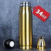 Funslive Valentines Birthday Gifts for Men - 34 oz Gold Tumbler Cup - Fishing Hunting Camping Mens Gift Ideas - Gifts for Men Who Have Everything - Dad Men Husband Him - Mens Stocking Stuffers 2025