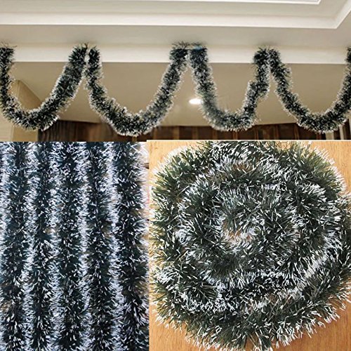 Lilone Plastic Christmas Decoration String (6 feet, Green)