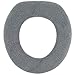 Warm-n-Comfy Soft Toilet Seat Cover - Plush & Thick Fabric Toilet Seat Warmer for Round & Elongated 14x18