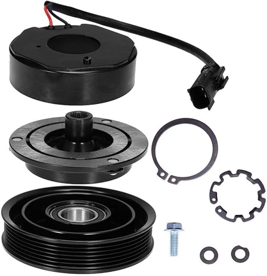 AC Compressor Clutch Kit (PULLEY, BEARING, COIL, PLATE