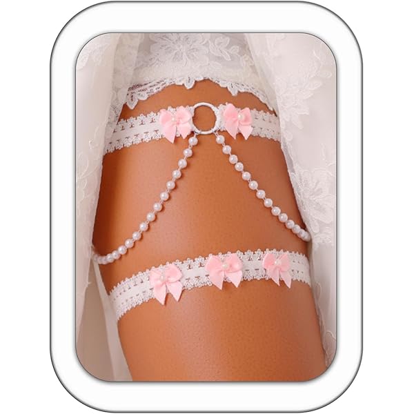 Amazon.com: Campsis Wedding Garter for Bride, White Pearl Garter Belt for  Women : Clothing, Shoes & Jewelry