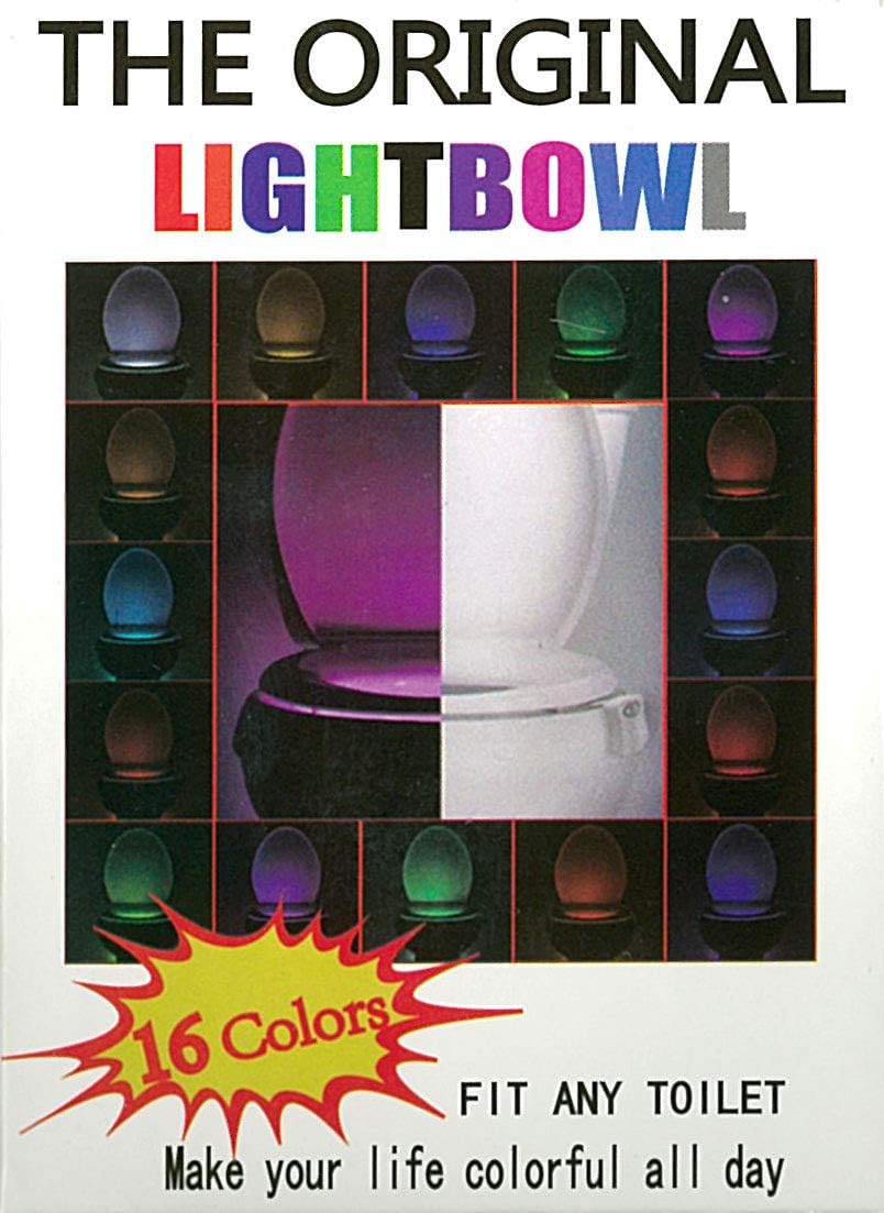 Outwater Industries Original Lightbowl Toilet Nightlight with Motion