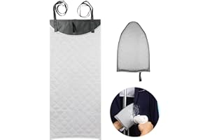EVEME Over The Door Steamer Pad + Gloves For Handheld Steamer,Steamer Stand For Clothes,Door Press Pad For Steamer,Steamer Door Protector,Over The Door Steam And Press Pad,Portable Ironing Mat For Traveling