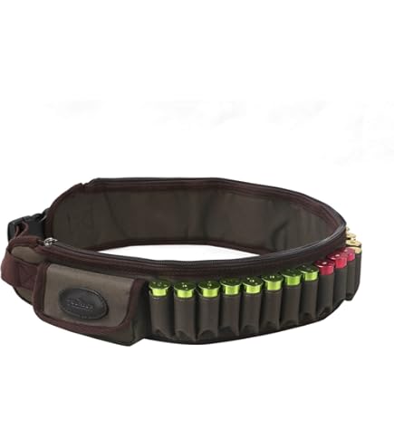 Tactical Munitionsgürtel Für Schrotflinten - 25 Runden Halter Für 12/20 Gauge - Bandolier Aus Nylon