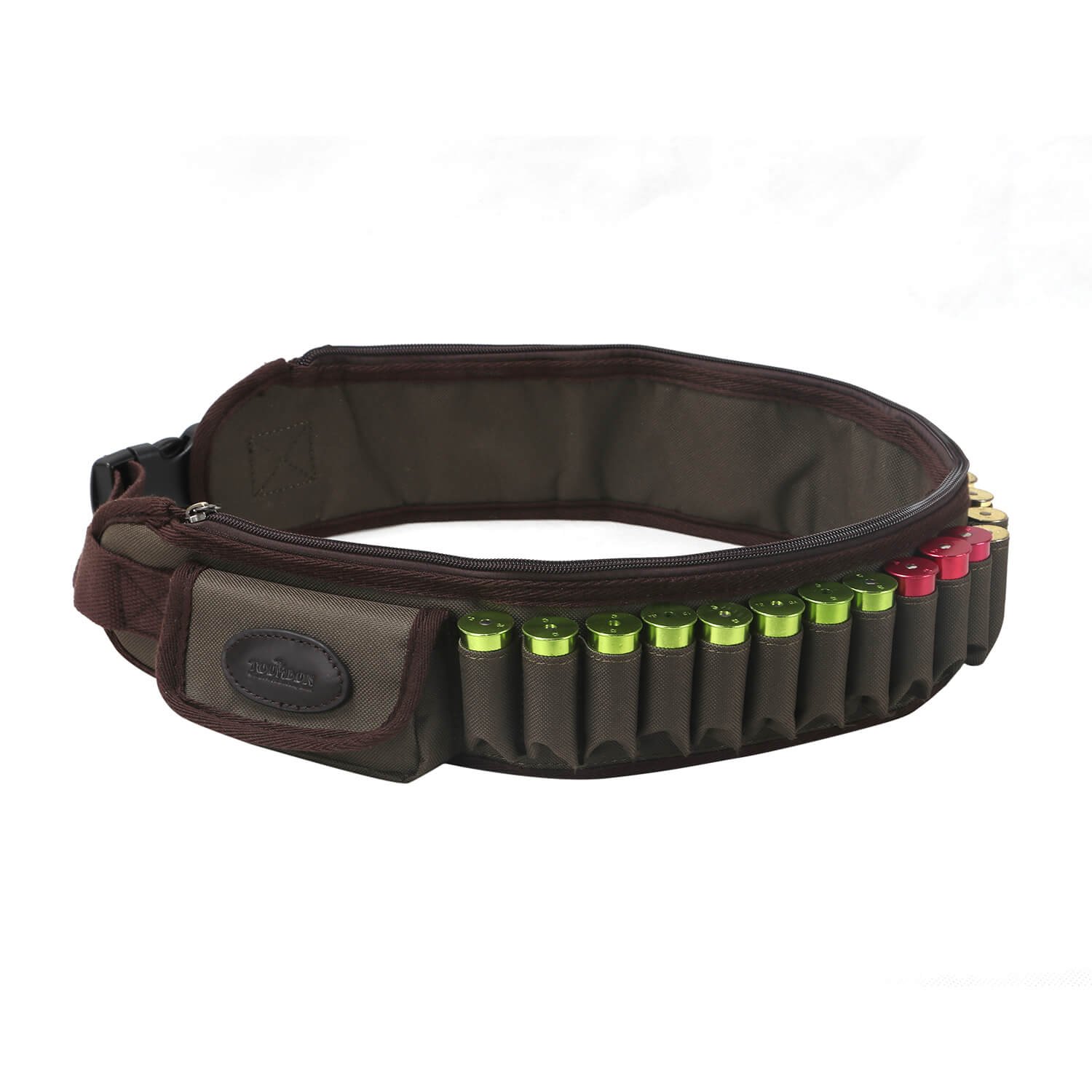 Tourbon Shotgun Hunting 12 or 20 Gauge Shot gun Shell Cartridge Ammo Bandolier Belt (Nylon - 12GA)