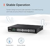 Tenda 24-Port Gigabit Unmanaged Ethernet Network Switch 1000Mbps view 5