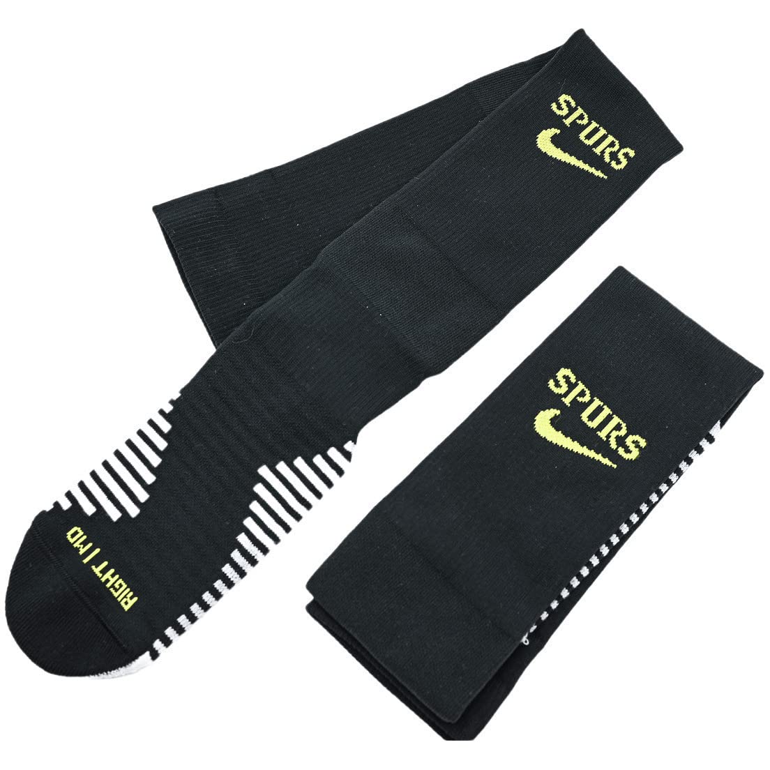 NIKE Tottenham Hotspur CZ3804 Season 2022/23 Official Home/Away Socks Unisex BLACK/VENOM GREEN S