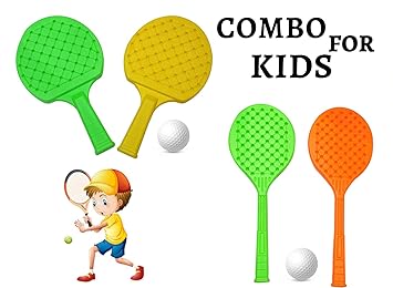 Buy Aasa Combo Of Kids Tennis Racket Set Badminton Tennis Rackets