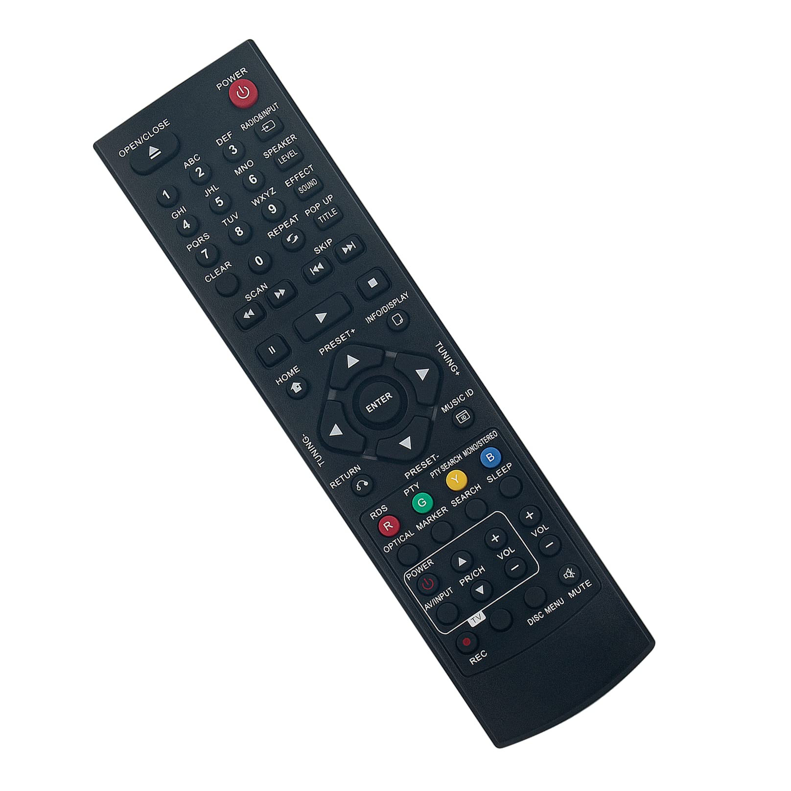 AKB72976003 Replaced Remote Control - VINABTY- Compatible with LG DVD Blu-Ray Home Theater System AKB72976003 remote control HB906SCPR HB905PA LHB336 HB-905 HLX55W
