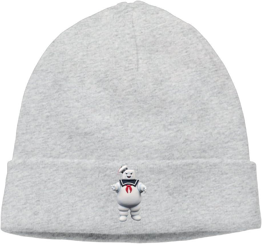 ElishaJ Unisex Stay Puft Marshmallow Man Beanie Cap Hat Ski Hat Cap Snowboard Hat Black