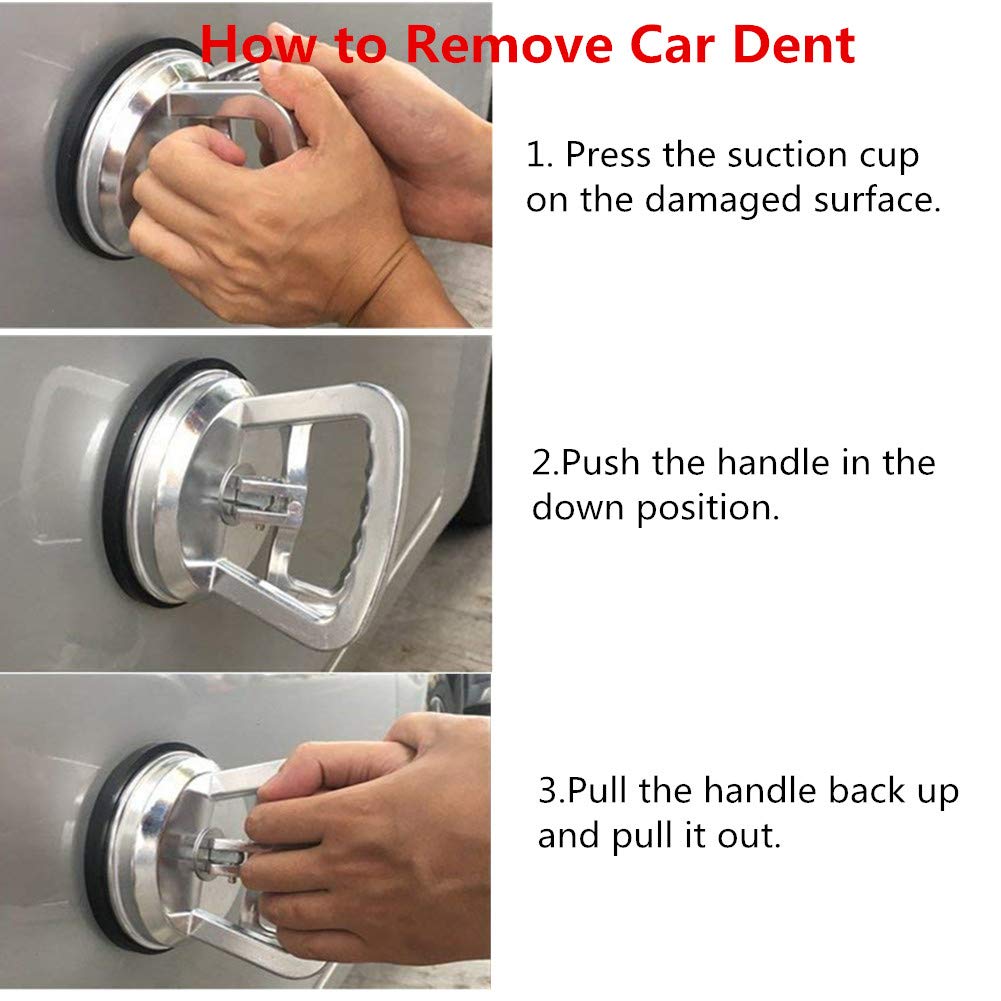 WeFoonLo Aluminum Alloy Suction Cup Car Dent Remover Puller Portable Glass Lifter for Glass Tiles Mirror Granite Lifting Body Repair - Image 4