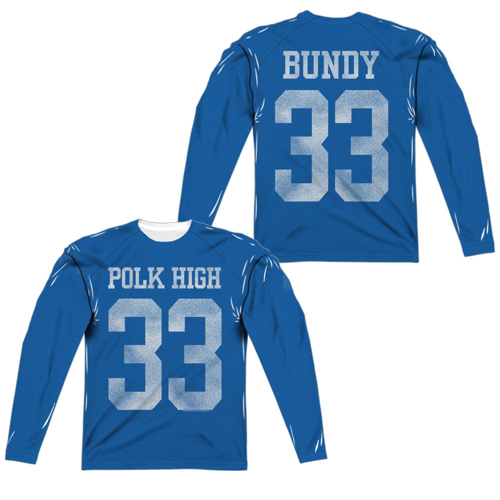 Trevco Long Sleeve: Married with Children- Polk High 33 (Front/Back) Longsleeve Shirt