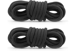 NDTEZUGT 2 Pairs Thick Round Shoe Laces for Adidas Yeezy Boost Sneakers, 7/32" (5.5mm) Shoelaces Replacement Strings