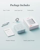 NIIMBOT D110 Mini Label Maker Bluetooth Thermal Printer Blue view 8