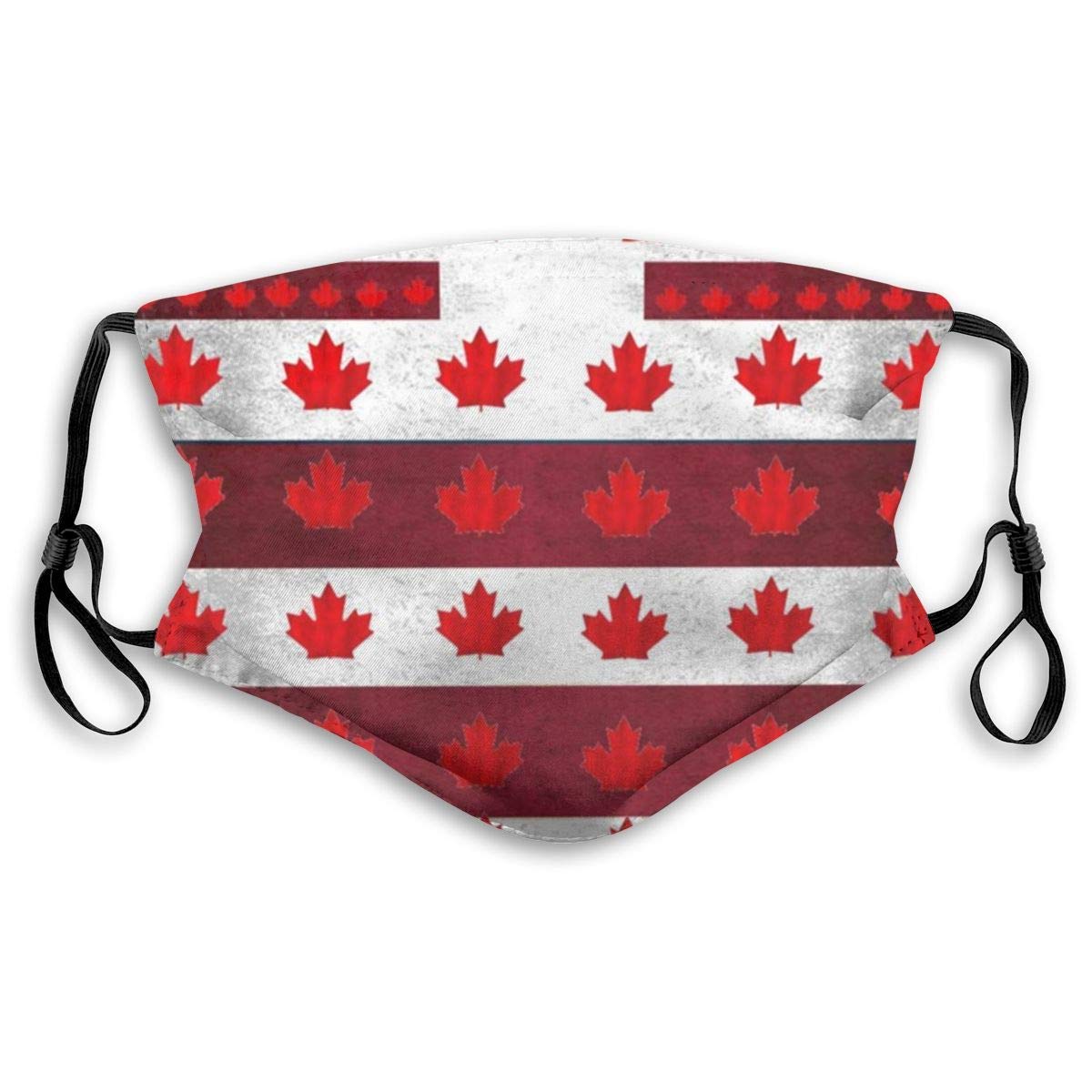 Comfortable Windproof mask，Canadian，Printed Facial decorations for Unisex teens