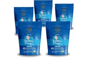 Secrets of Tea Baby Colic Babies' Magic Tea – Organic, Natural, Safe – Calming & Soothing Relief for Baby Acid Reflux, Gas, Colic – Your Baby Will Sleep Thru The Night Guaranteed–100 Count(5 Pack)