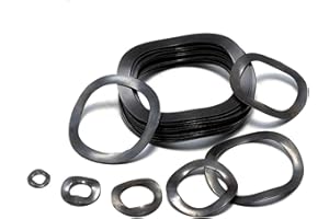 jiuxinyun 5-50pcs Three Wave Crest Wave Washers Wave Type Gasket Spring Washer M3 M4 M5 M6 M8 M10 M12 M14 M16 M19 M21 M24 M27