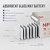 NPP Deep Cycle AGM Battery 12V 150Ah, 1200A Surge, Rechargeable SLA ...