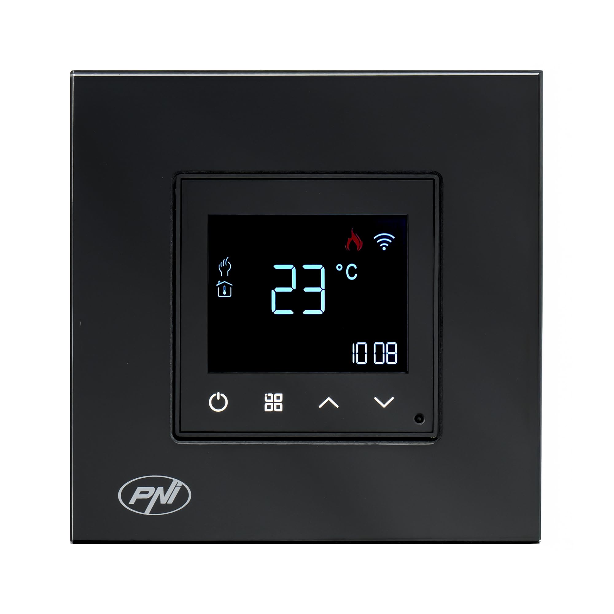 PNI Smart thermostat CT26B WiFi electric floor heating or pump group, floor sensor included, 10A, recessed mounting, control from the Tuya Smart application, daily programming, manual/automatic mode