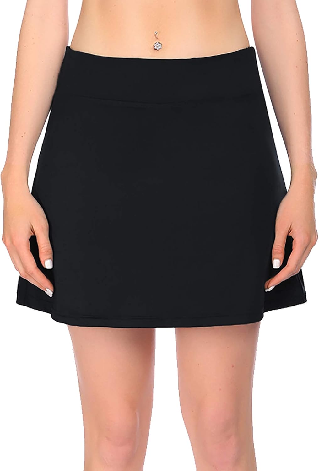 ADOME Tennis Skirts for Women Golf Skorts Skirts High Waisted Pleated Skirt with Liner Shorts: Clothing