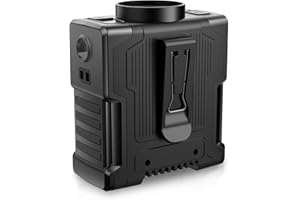 EasyAcc 10000 mAh Wasit Fan, Portable Neck Fan, Upgraded Max 20000RPM Strong Airflow, 10-24H Working Time, Wearable Belt Neck Waist Clip On Fan for Outdoor Workers/Farms/Travel (with Lanyard)