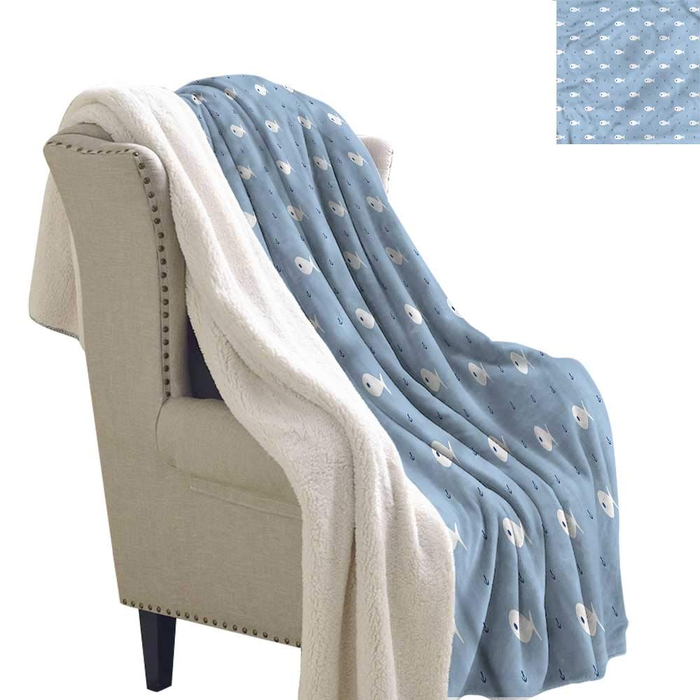  Weighted Blanket Nautical Little Fish Aquatic