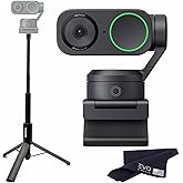 Insta360 Link 2-PTZ 4K Webcam with 1/2" Sensor, AI Tracking, Gesture Control, HDR, Noise-Canceling Mic, Webcam for Laptop, Li