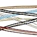 CoverYourHair Multistrand Bracelets - 4 Pack - Wrap Bracelets - Cuff Bracelet - Beaded Multistrand Bracelet