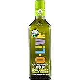 O-Live & Co. Organic Extra Virgin Olive Oil - 16,9 fl oz (500ml) - Cold-Pressed, High in Antioxidants, Non-GMO
