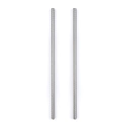 2Pcs M6 x 250mm Fully Threaded Rod 304 Stainless
