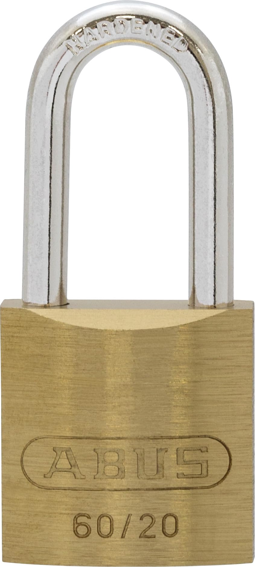 ABUS Padlock brass 60/50HB50 - high shackle - for doors, gates, cabinets, bags, suitcases and much more. - Brass lock body - hardened steel shackle - ABUS security level 5