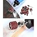 Coceca Sanding Drum Kit with 270 Pieces Sanding Band Sleeves and 12 Pieces Drum Mandrels for Dremel Rotary Tool