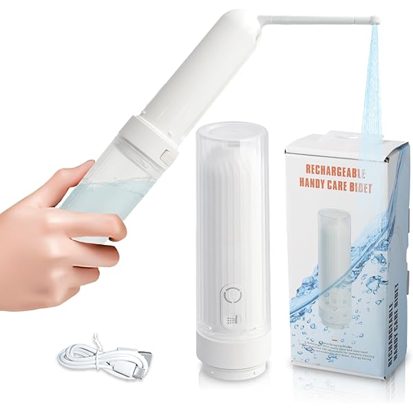 Tragbares Bidet Elektrisch - Po Dusche Mit 3 Sprühmodi 280ml IPX7 Wasserdicht