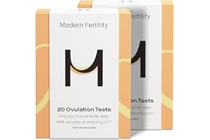 Modern Fertility Ovulation Test | Reliable at-Home Test Helps You Identify Fertile Days, Predict Ovulation, and Get in Sync with Your Cycle, FSA HSA Approved | 40 Test Strips