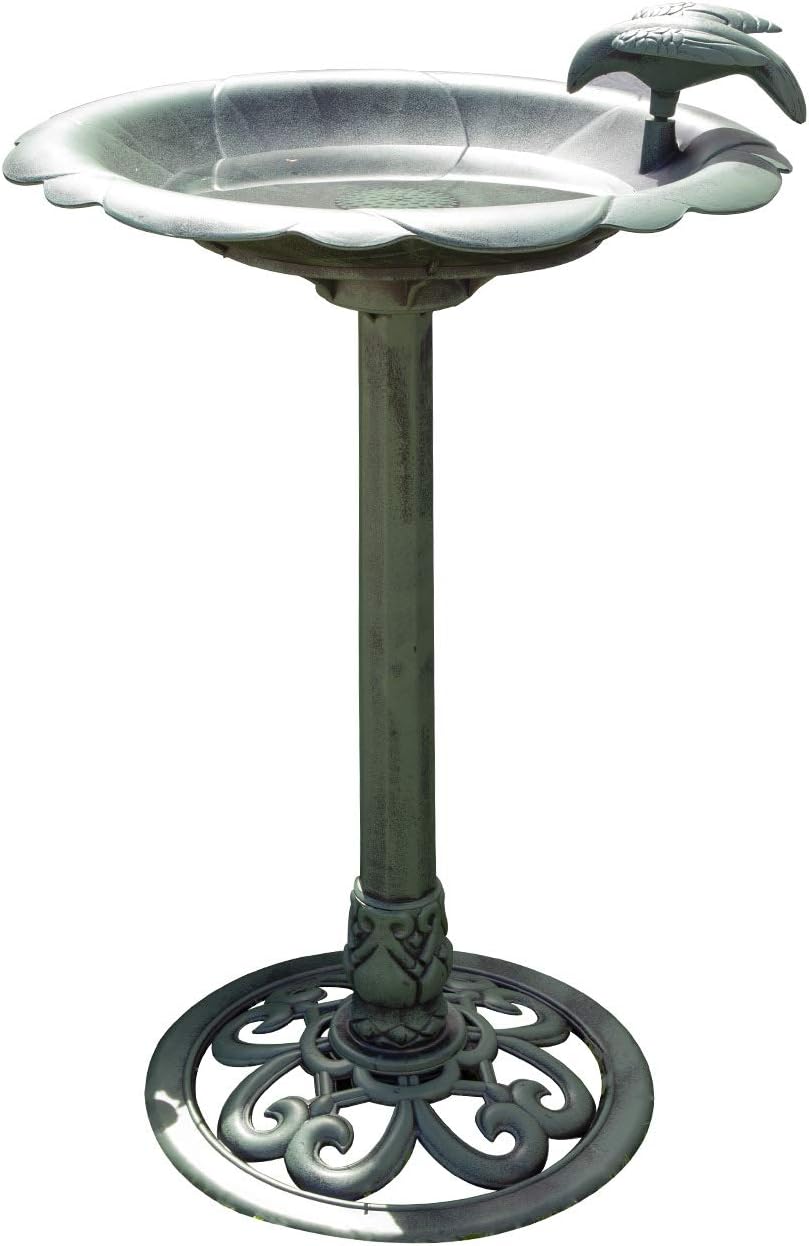 Alpine TEC114 Bird on Side Bird Bath Amazon.co.uk Garden & Outdoors
