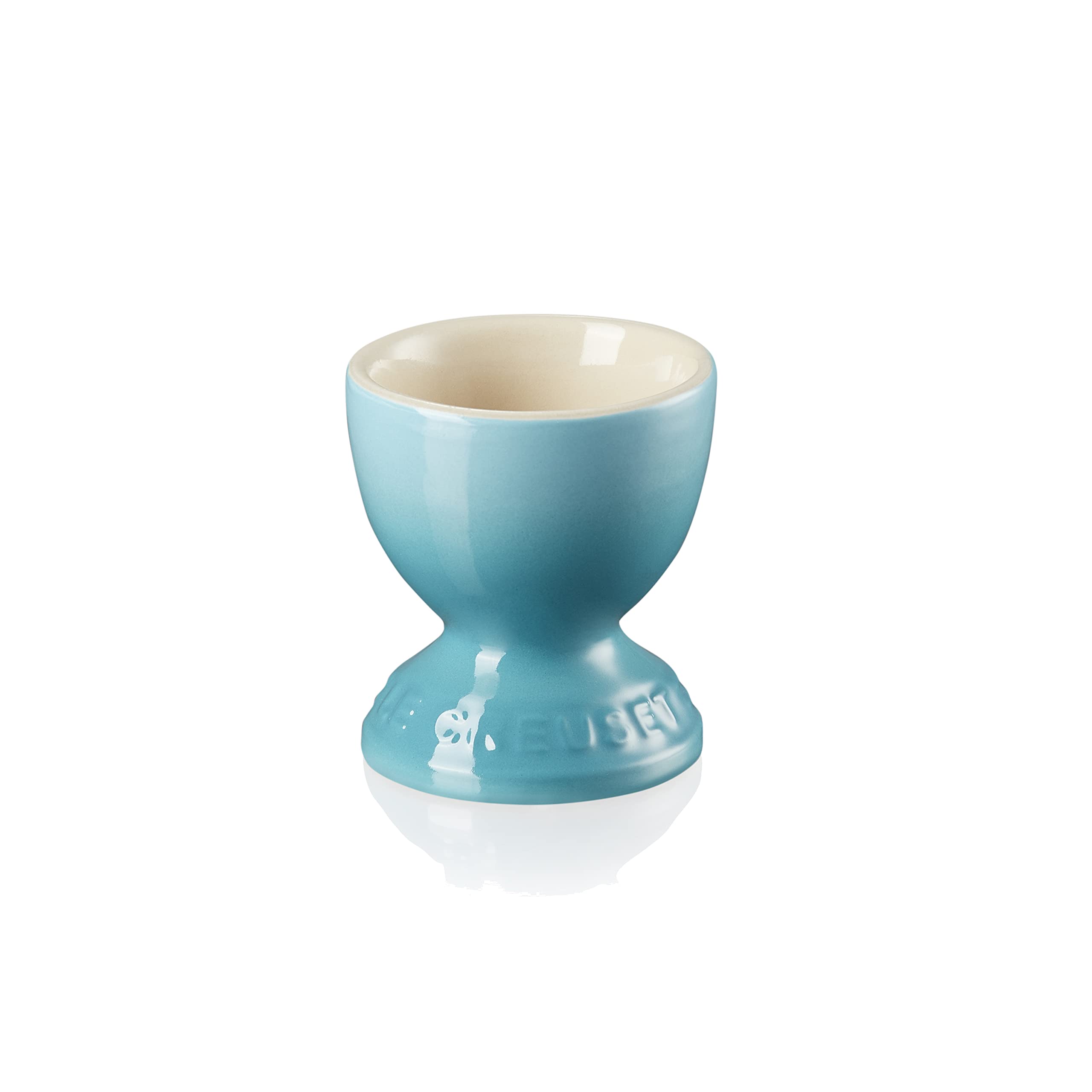 Le Creuset Stoneware Footed Egg Cup, 9 g, 5.3 x 5.3 x 5.9 cm, Teal, 81702001700099
