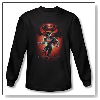 Superman Man of Steel - Title Men's Long Sleeve T-Shirt