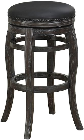 Amazon Com American Heritage Billiards Charlotte Counter Height Stool Glacier Kitchen Dining